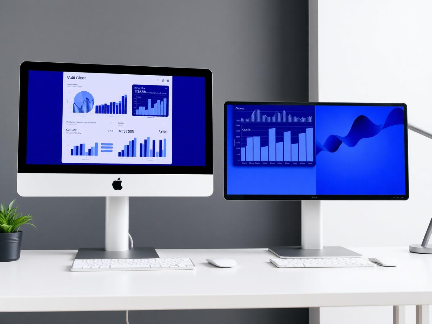 A production line per client, run by one strategist